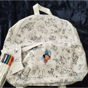 Disney Parks Ink & Paint Colorable Backpack